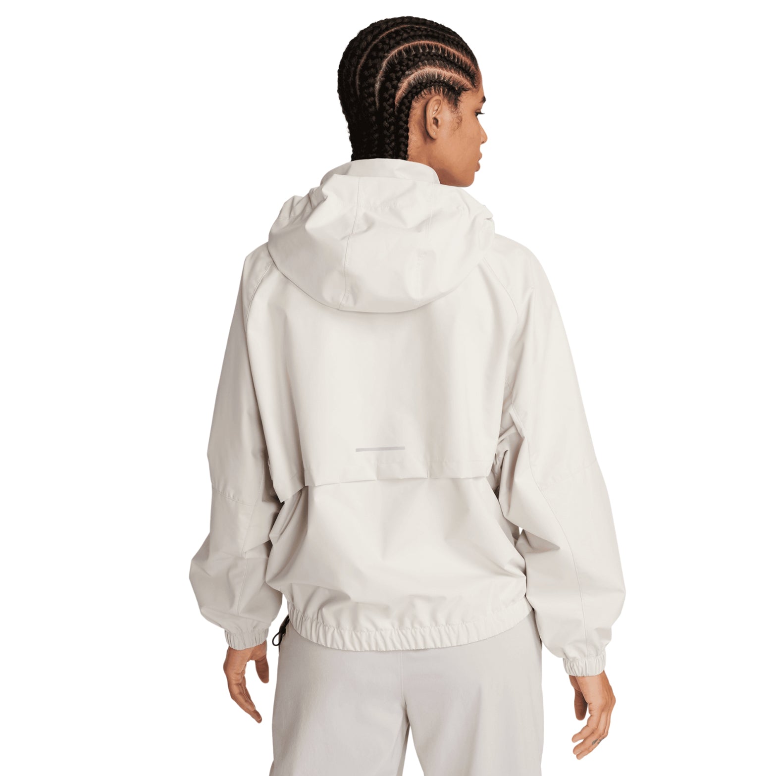 Women's Storm-FIT Swift Running Jacket Light Orewood Brown / Black / Reflective Silver - Achilles Heel
