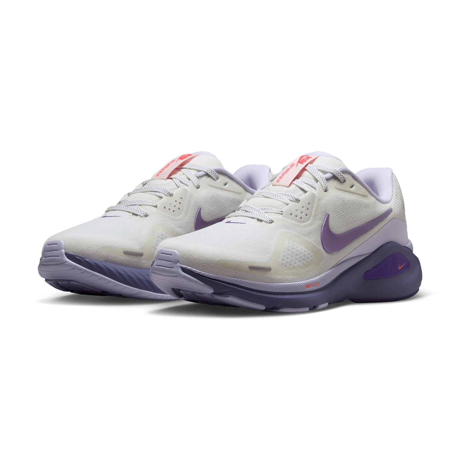 Women's Structure 26 Running Shoes Summit White / Amethyst Tint / Dusty Amethyst / Wild Grape - Achilles Heel