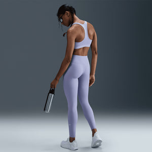 Nike Women's Swoosh Medium-Support Sports Bra Lilac Ice / White - Achilles Heel