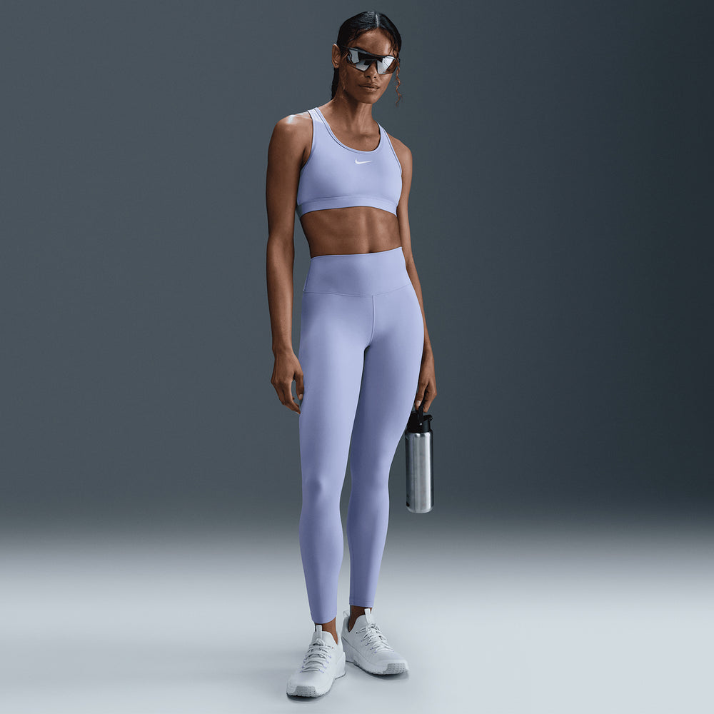 Nike Women's Swoosh Medium-Support Sports Bra Lilac Ice / White - Achilles Heel