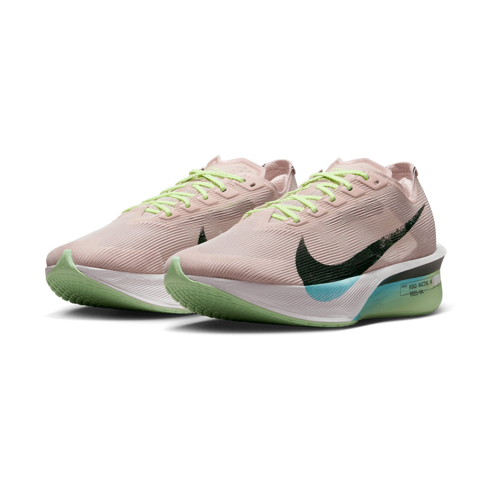 Women's Vaporfly 4 Running Shoes Silt Red / Black / Barely Volt / Pearl Pink - Achilles Heel