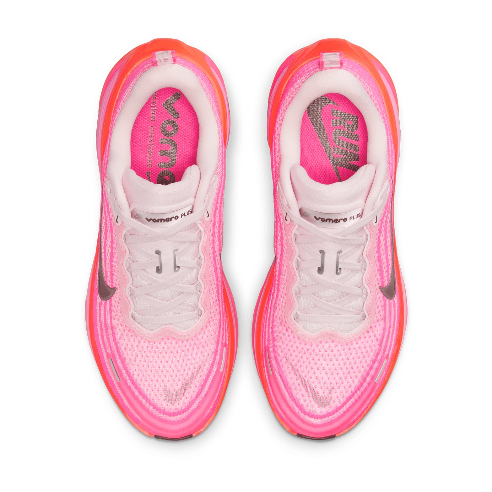 Women's Vomero Plus Running Shoes Hyper Pink / Bright Crimson / Pink Foam / Burgundy Crush - Achilles Heel