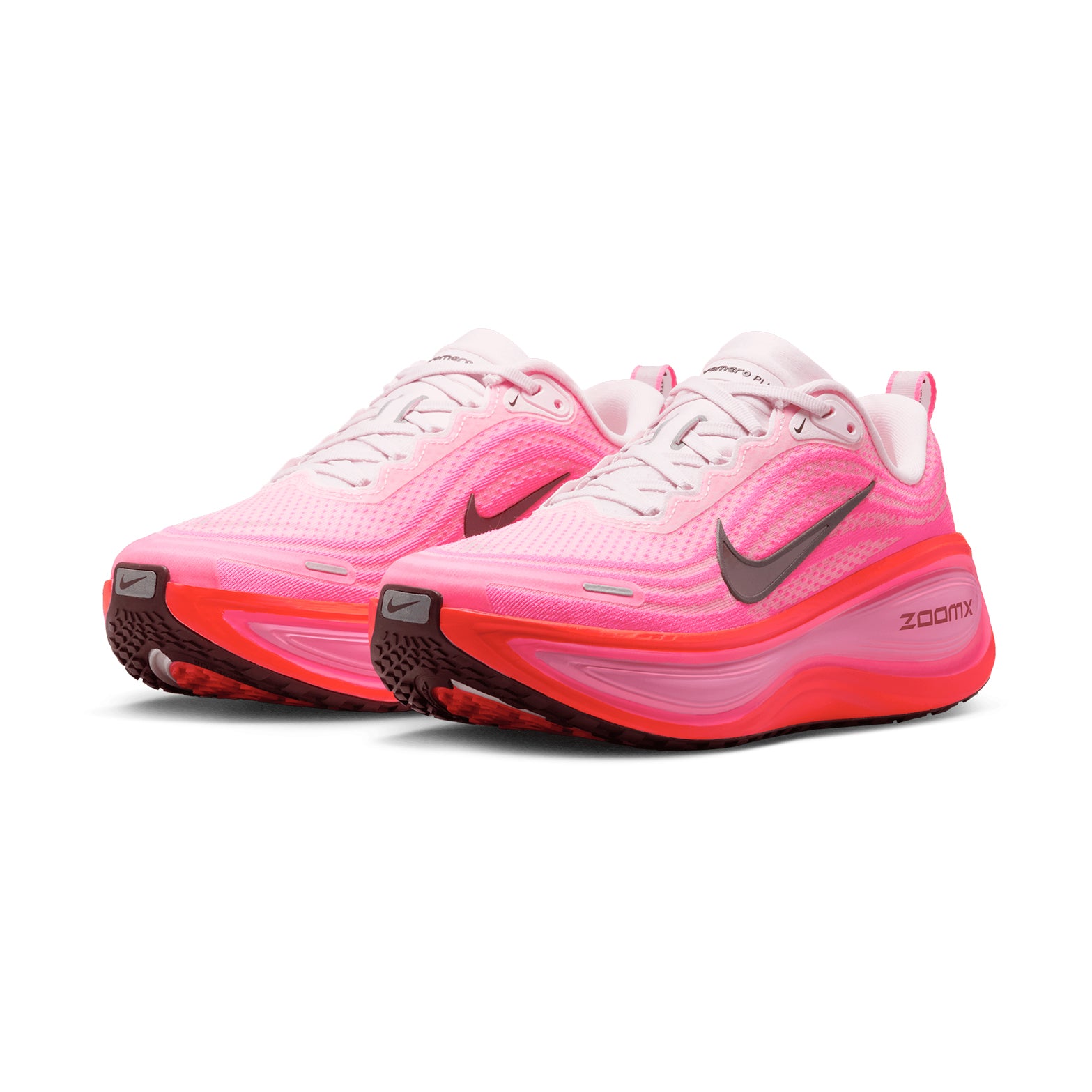 Women's Vomero Plus Running Shoes Hyper Pink / Bright Crimson / Pink Foam / Burgundy Crush - Achilles Heel