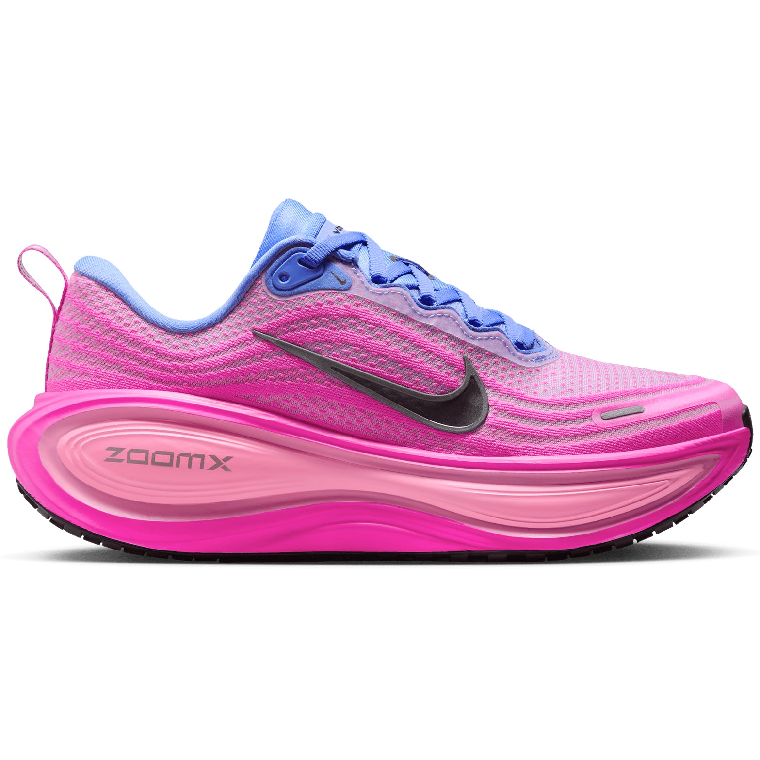 Women's Vomero Plus Running Shoes Royal Pulse / Fire Pink / Pink Spell / Metallic Dark Grey - Achilles Heel