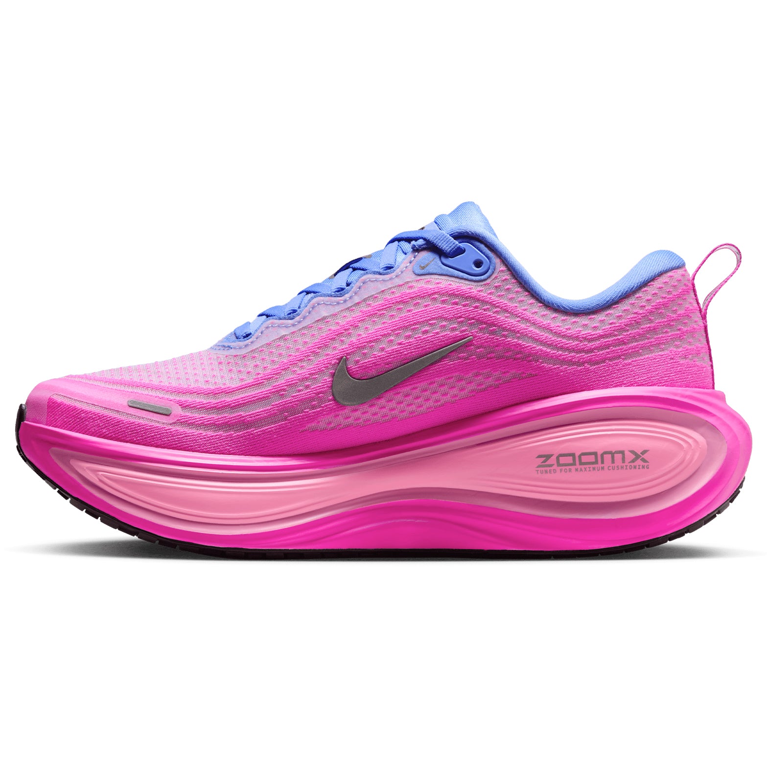 Women's Vomero Plus Running Shoes Royal Pulse / Fire Pink / Pink Spell / Metallic Dark Grey - Achilles Heel