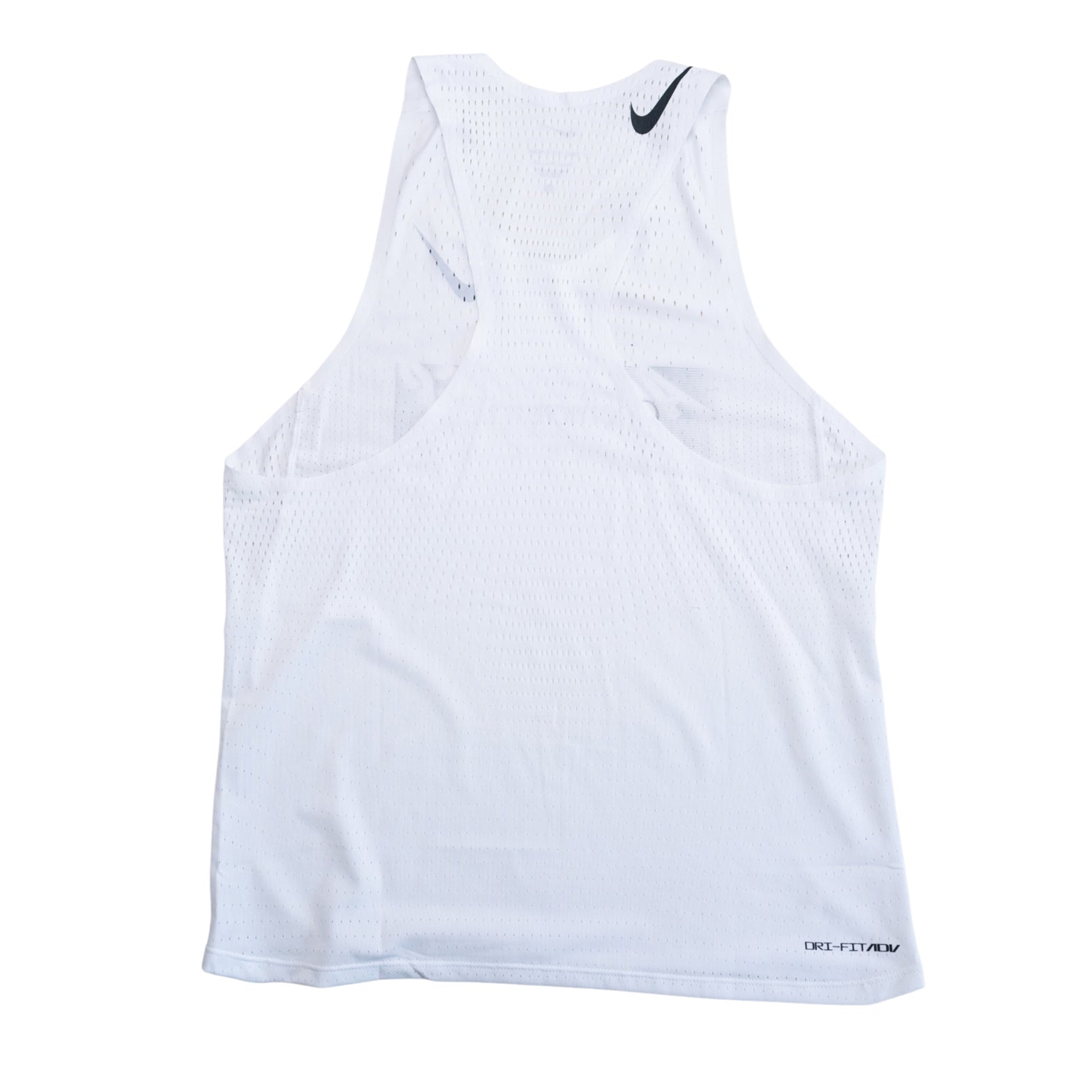 x Achilles Heel Men's 'One More Mile' AeroSwift ADV Running Vest Summit White / Black - Achilles Heel