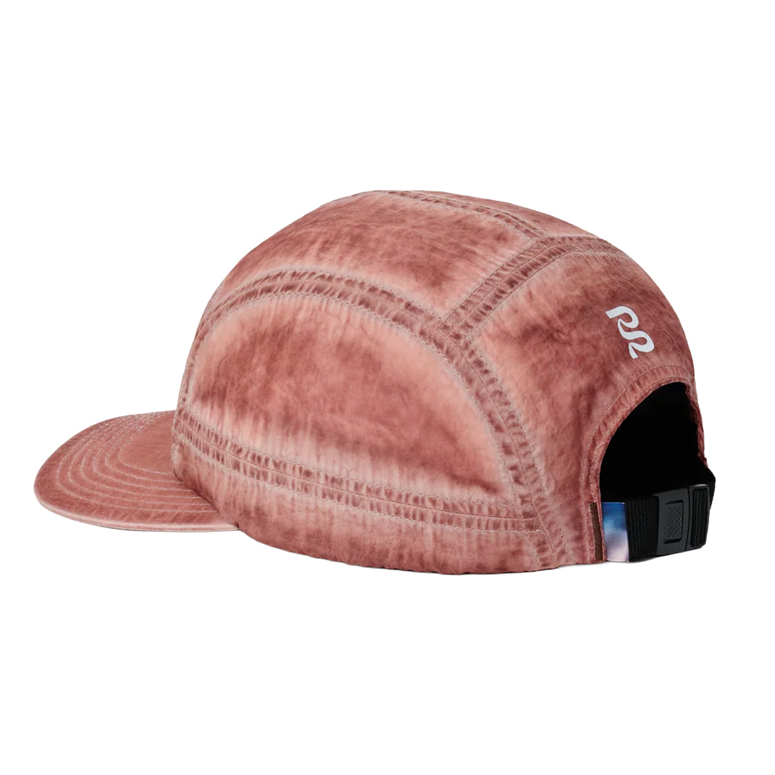 Bandit Nylon HumoFit Run Hat Mahogany side view showing lightweight breathable nylon fabric with branded taping and secure personalised fit technology