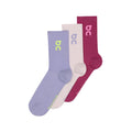 Logo Socks High 3 Pack Orchid / Comet - Achilles Heel