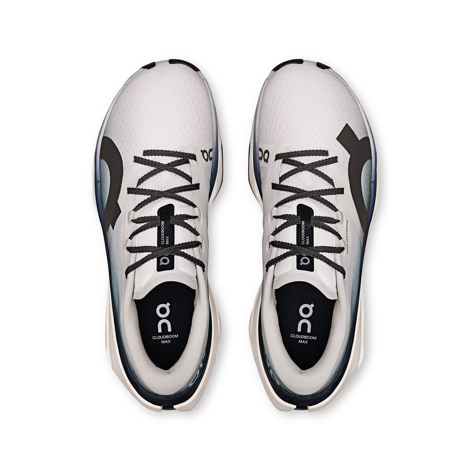 Men's Cloudboom Max White / Black - Achilles Heel