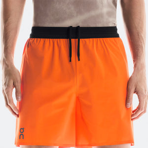 On Men's Performance 7 Inch Shorts Flame - achilles heel