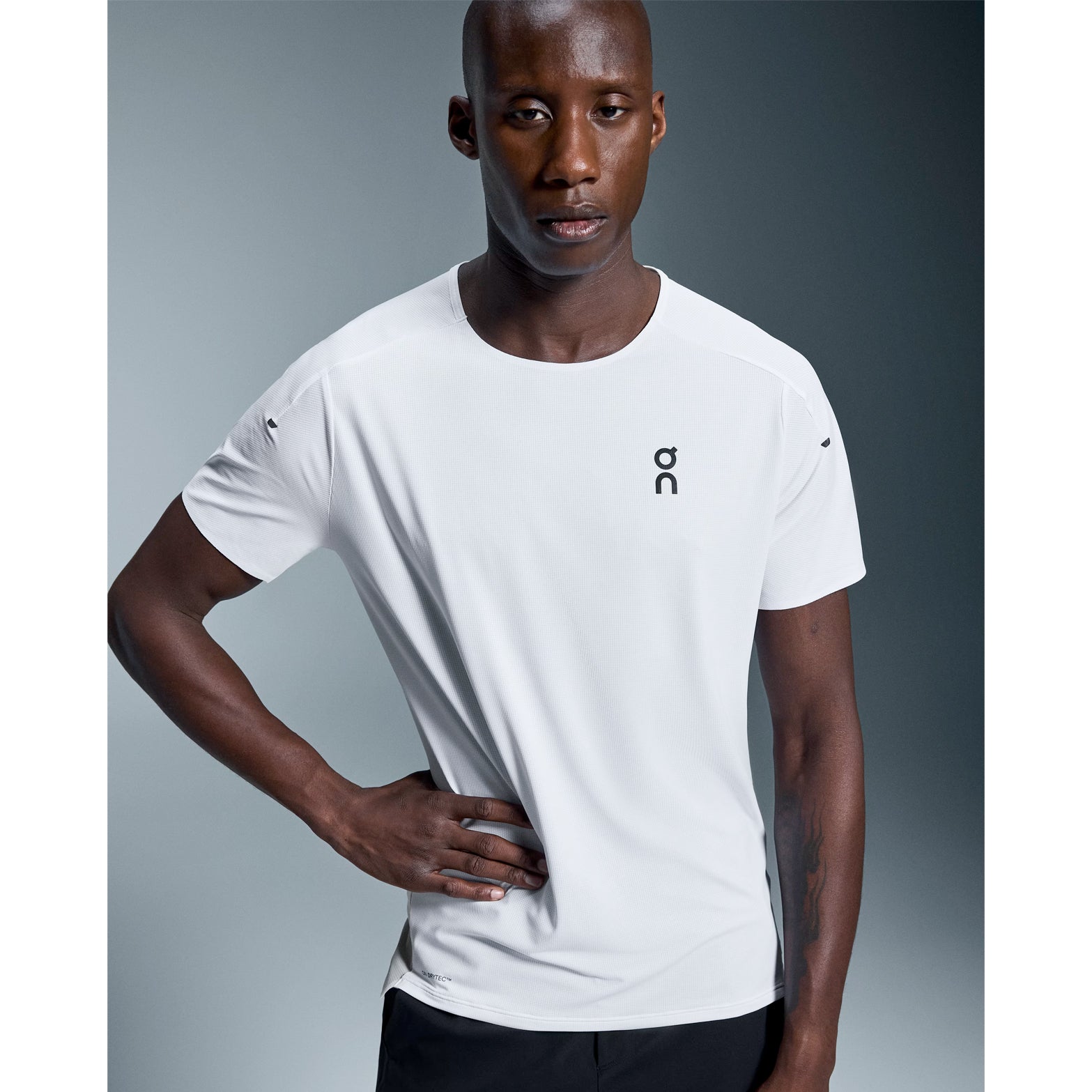 Men's Performance Tee White / Silver - Achilles Heel