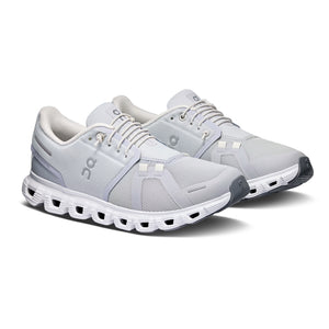 On Women's Cloud 6 Glacier / White - achilles heel