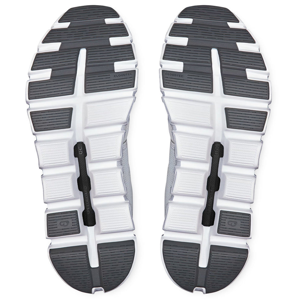 On Women's Cloud 6 Glacier / White - achilles heel
