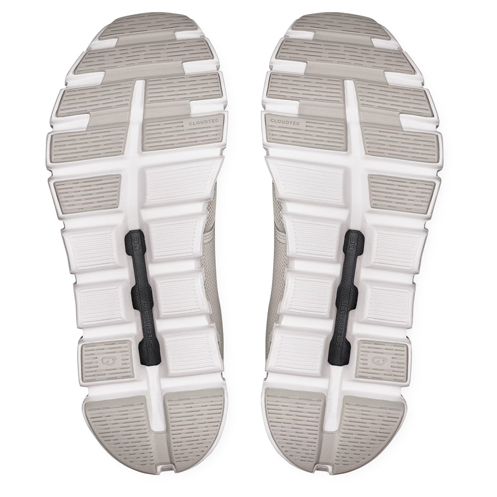 On Women's Cloud 6 Pearl / White - achilles heel