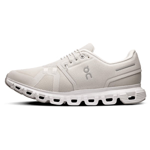 On Women's Cloud 6 Pearl / White - achilles heel