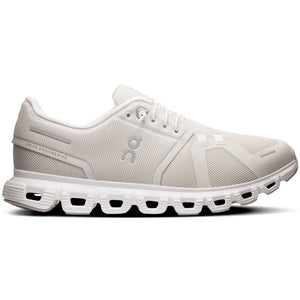 On Women's Cloud 6 Pearl / White - achilles heel
