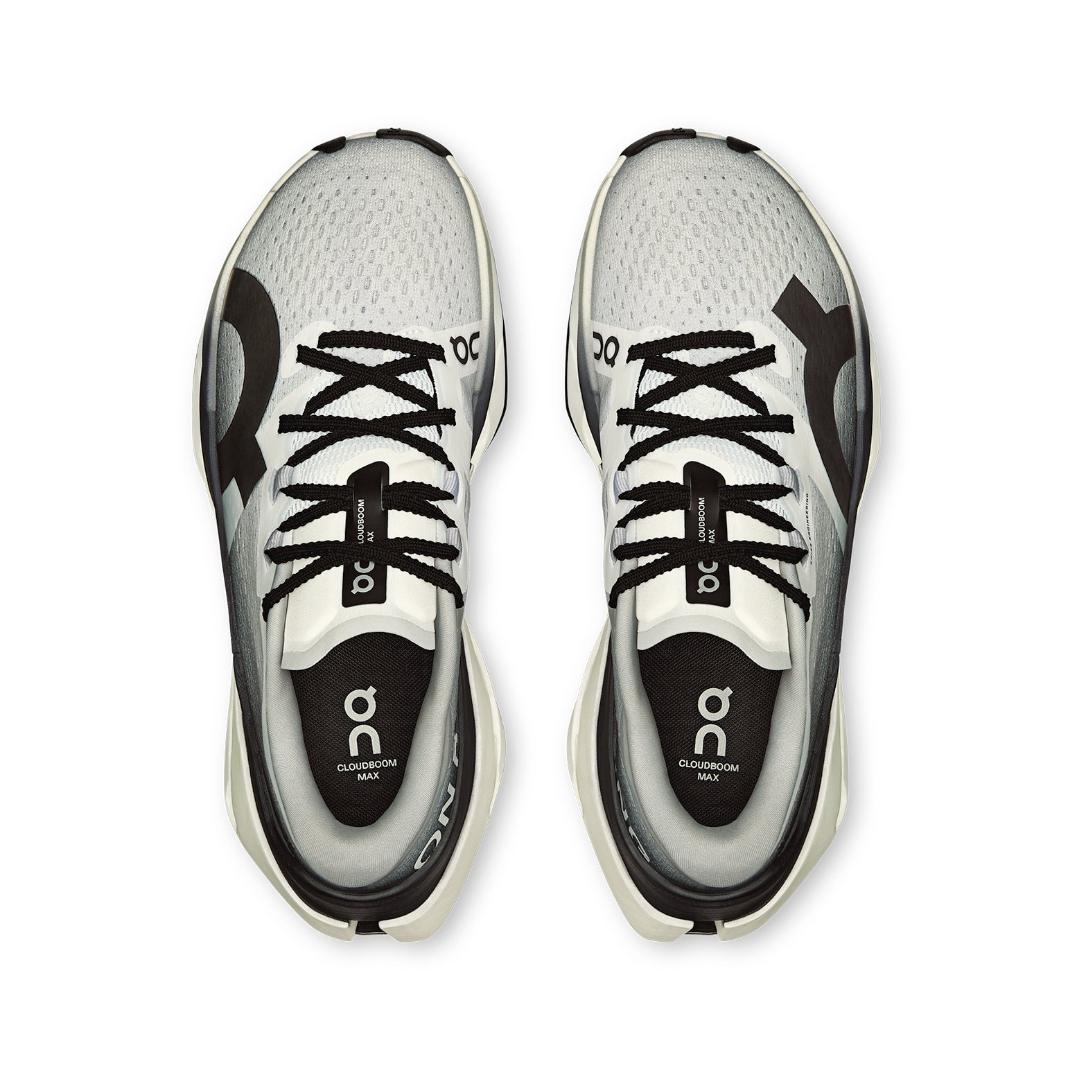 Women's Cloudboom Max White / Black - Achilles Heel