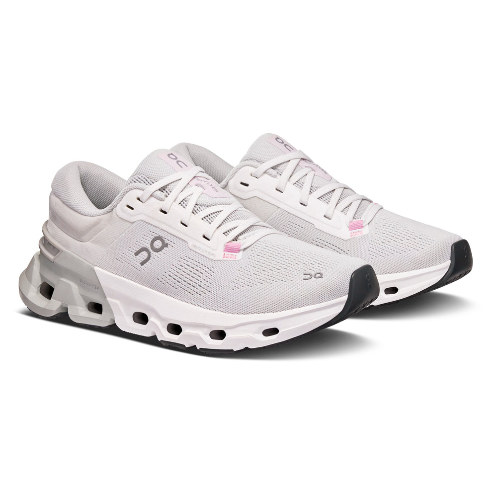 On Women's Cloudflyer 5 Running Shoes White / Glacier - achilles heel