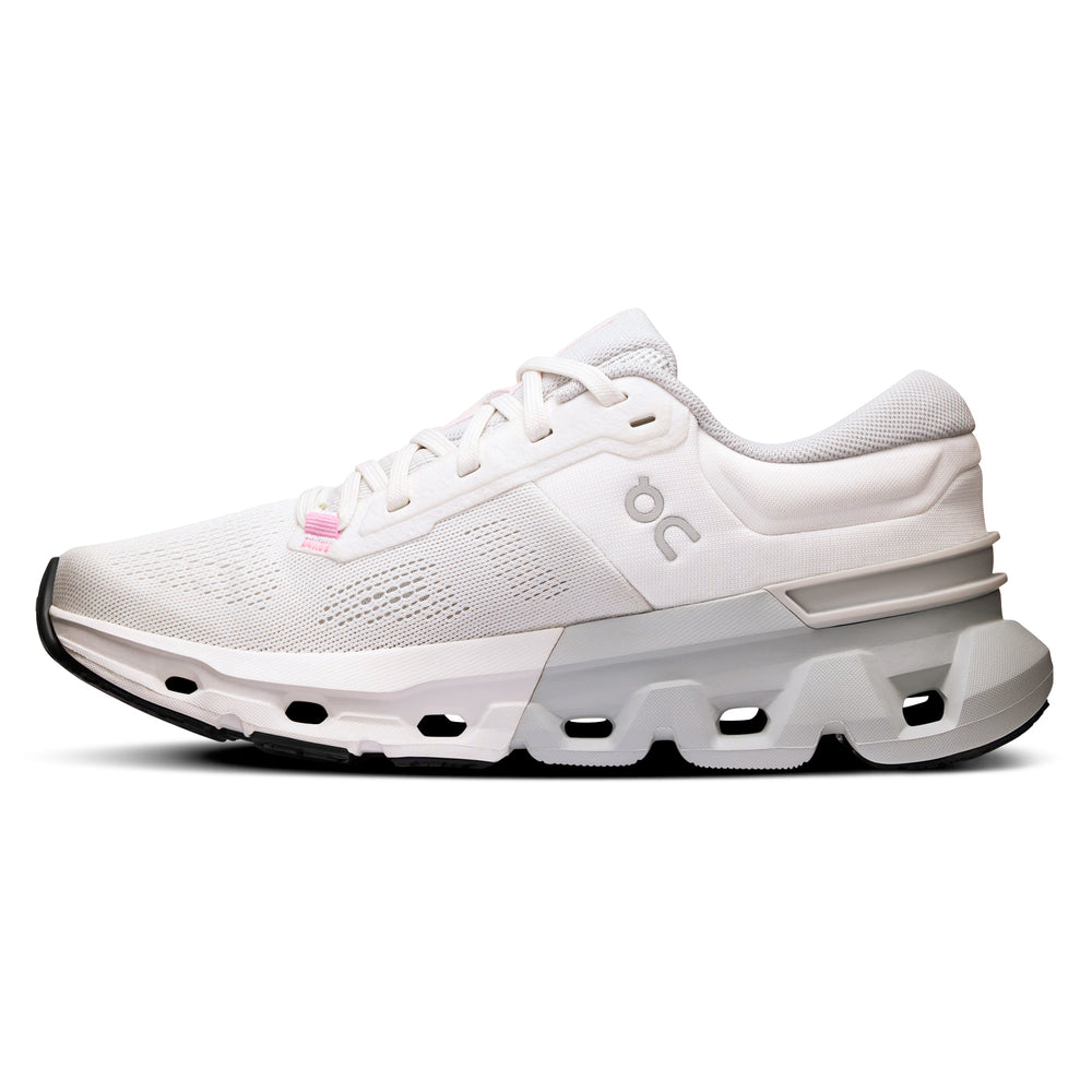 On Women's Cloudflyer 5 Running Shoes White / Glacier - achilles heel