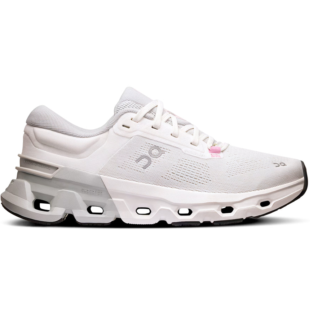 On Women's Cloudflyer 5 Running Shoes White / Glacier - achilles heel