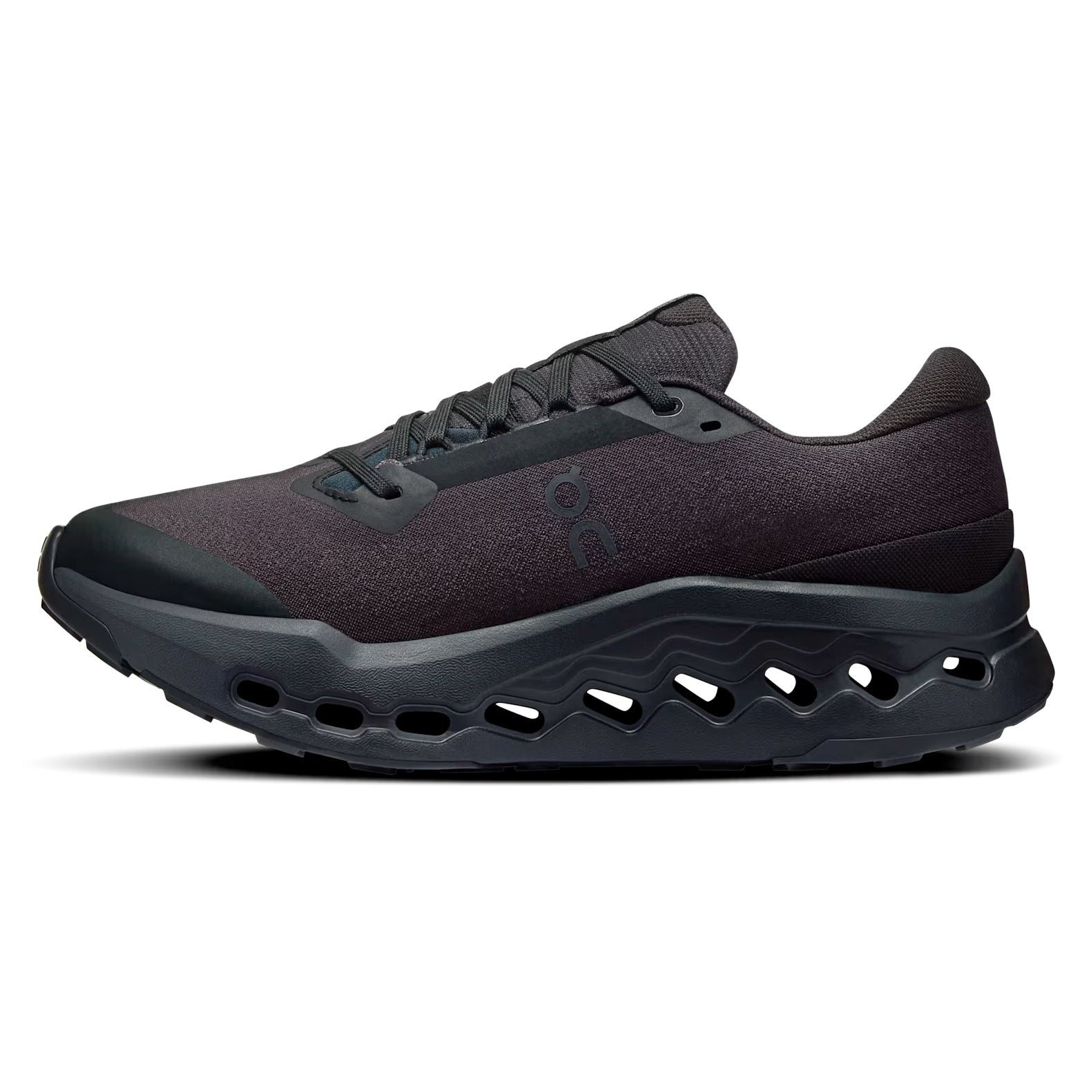 Women's Cloudsurfer Trail 2 Waterproof Running Shoes Black / Black - Achilles Heel