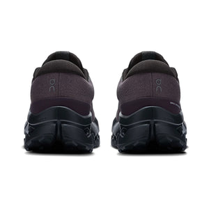 On Women's Cloudsurfer Trail 2 Waterproof Running Shoes Black / Black - achilles heel