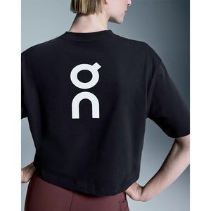 On Women's Club Boxy-T Black - Achilles Heel