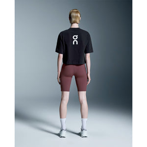 On Women's Club Boxy-T Black - Achilles Heel
