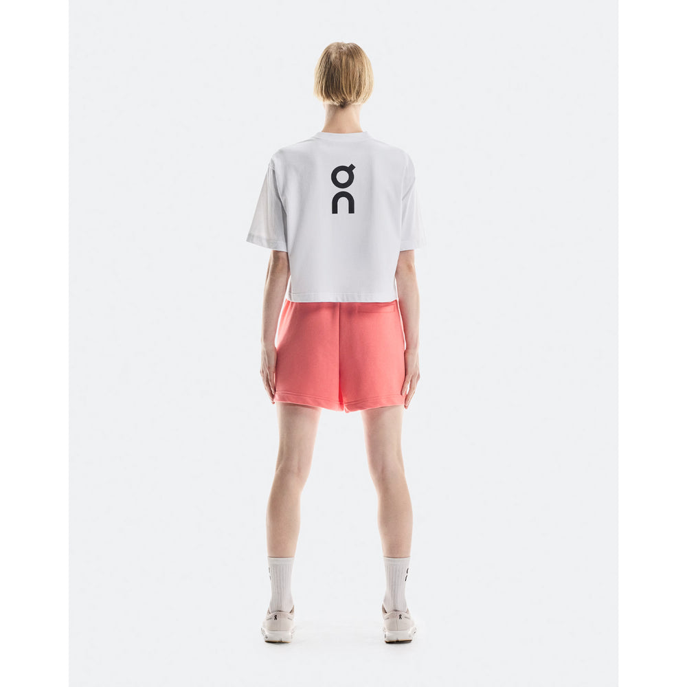 On Women's Club Boxy-T White - achilles heel