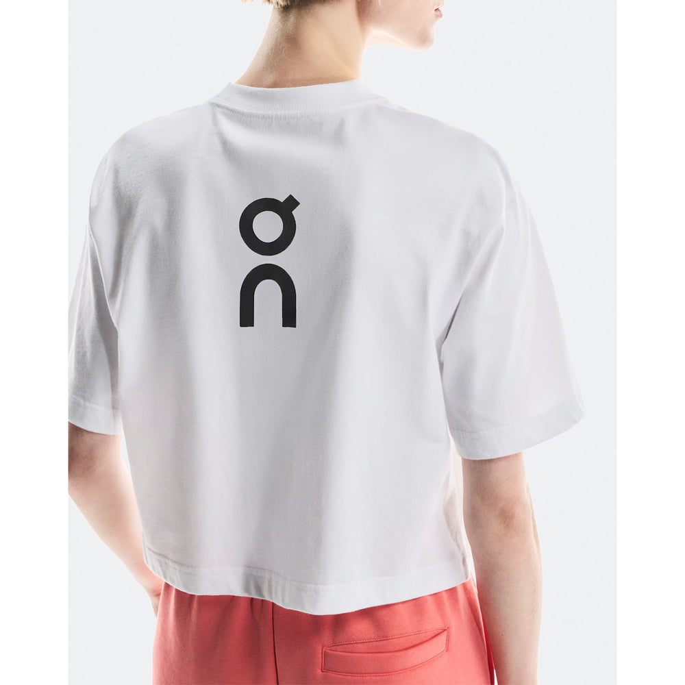 On Women's Club Boxy-T White - achilles heel