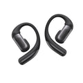 Shokz OpenFit Pro Headphones Black front product view showing premium aluminium alloy construction with ergonomic ear hooks and seamless unibody finish