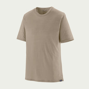 Patagonia Men's Capilene Cool Merino Blend Tee Seabird Grey - achilles heel