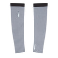 Soar Race Sleeves in Black Fade — front view showing ultralight stretch-woven construction, close-fitting silhouette and black fade colourway detail