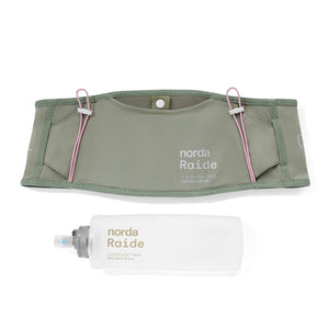 Raide x Norda LF 2L Running Belt Sage - achilles heel