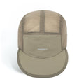 Satisfy Rippy Trail Cap Falcon front view showing Rippy Italian ripstop crown with abrasion-resistant PeaceShell front panel and short sweat-resistant brim