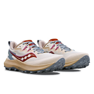 Saucony Women's Peregrine 14 Trail Running Shoes Dew / Orchid - achilles heel