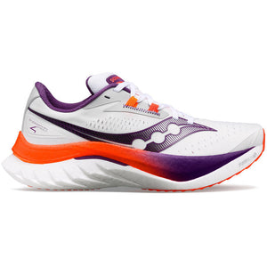 Saucony Women's Endorphin Speed 4 Running Shoes White / Violet - achilles heel