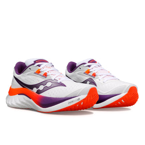 Saucony Women's Endorphin Speed 4 Running Shoes White / Violet - achilles heel