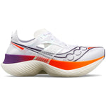 Saucony Women's Endorphin Elite Running Shoes White / Vizired - achilles heel