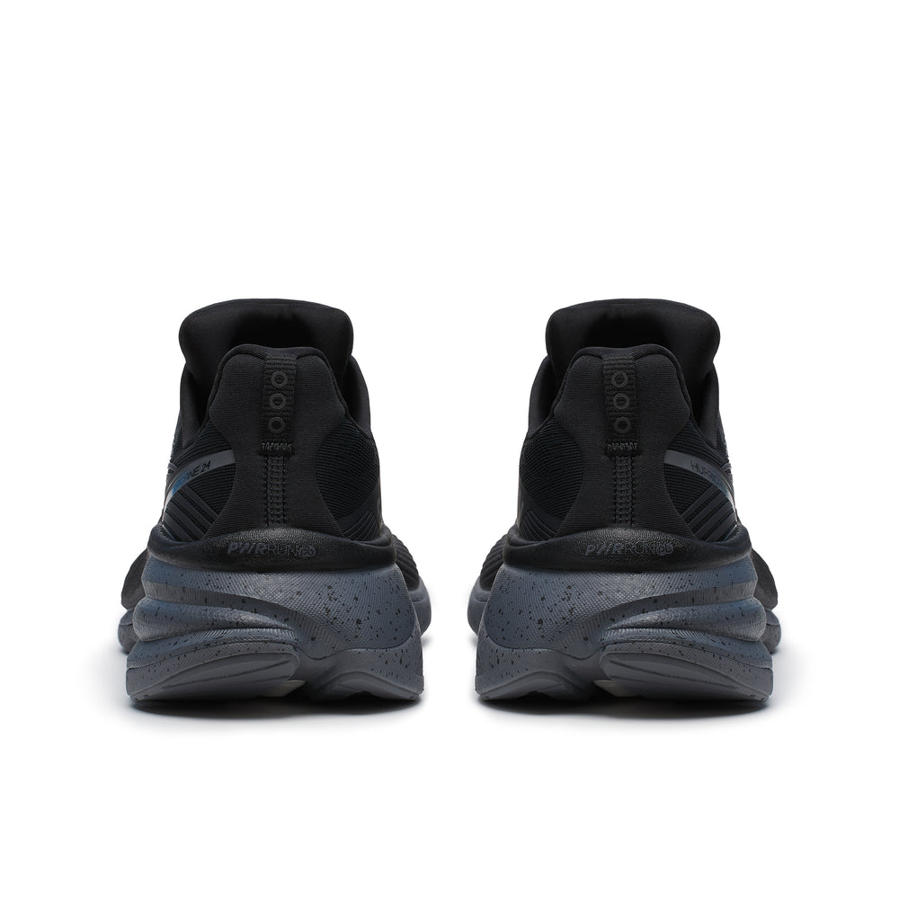 Saucony Men's Hurricane 24 Running Shoes Black / Shadow - achilles heel