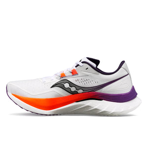 Saucony Men's Endorphin Speed 4 Running Shoes White / Viziorange - achilles heel