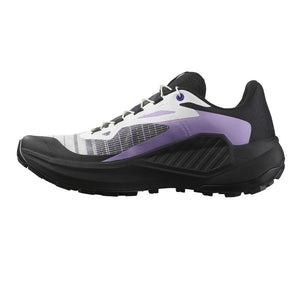 Salomon Women's Genesis Trail Running Shoes Black / White / Liberty - achilles heel