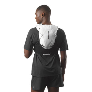 Salomon Advance Skin 12 Race Flag Set Running Vest Black / White - achilles heel