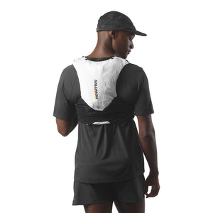 Salomon Advance Skin 5 Race Flag Set Running Vest Black / White - achilles heel