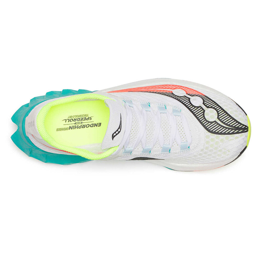 Saucony Women's Endorphin Pro 4 Running Shoes White / Mutant - Achilles Heel