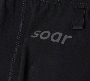 Soar x Altra Men's Trail Race Shorts Black - achilles heel