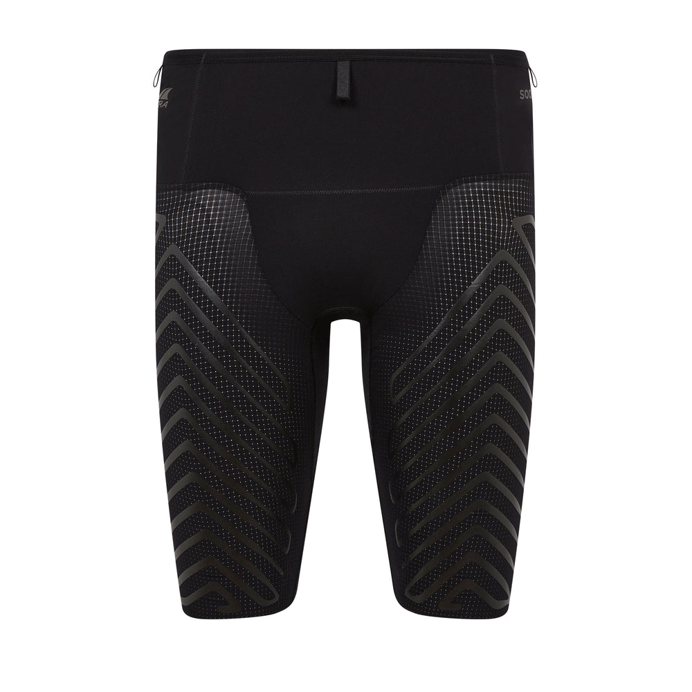 Soar x Altra Men's Trail Race Shorts Black - achilles heel