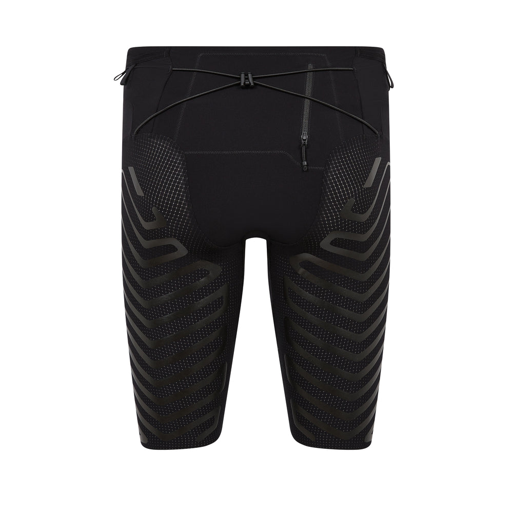 Soar x Altra Men's Trail Race Shorts Black - achilles heel