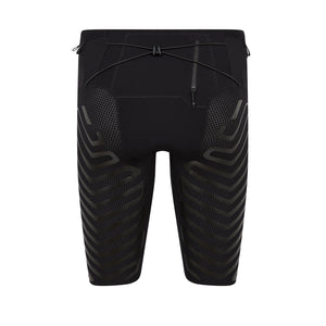 Soar x Altra Men's Trail Race Shorts Black - achilles heel