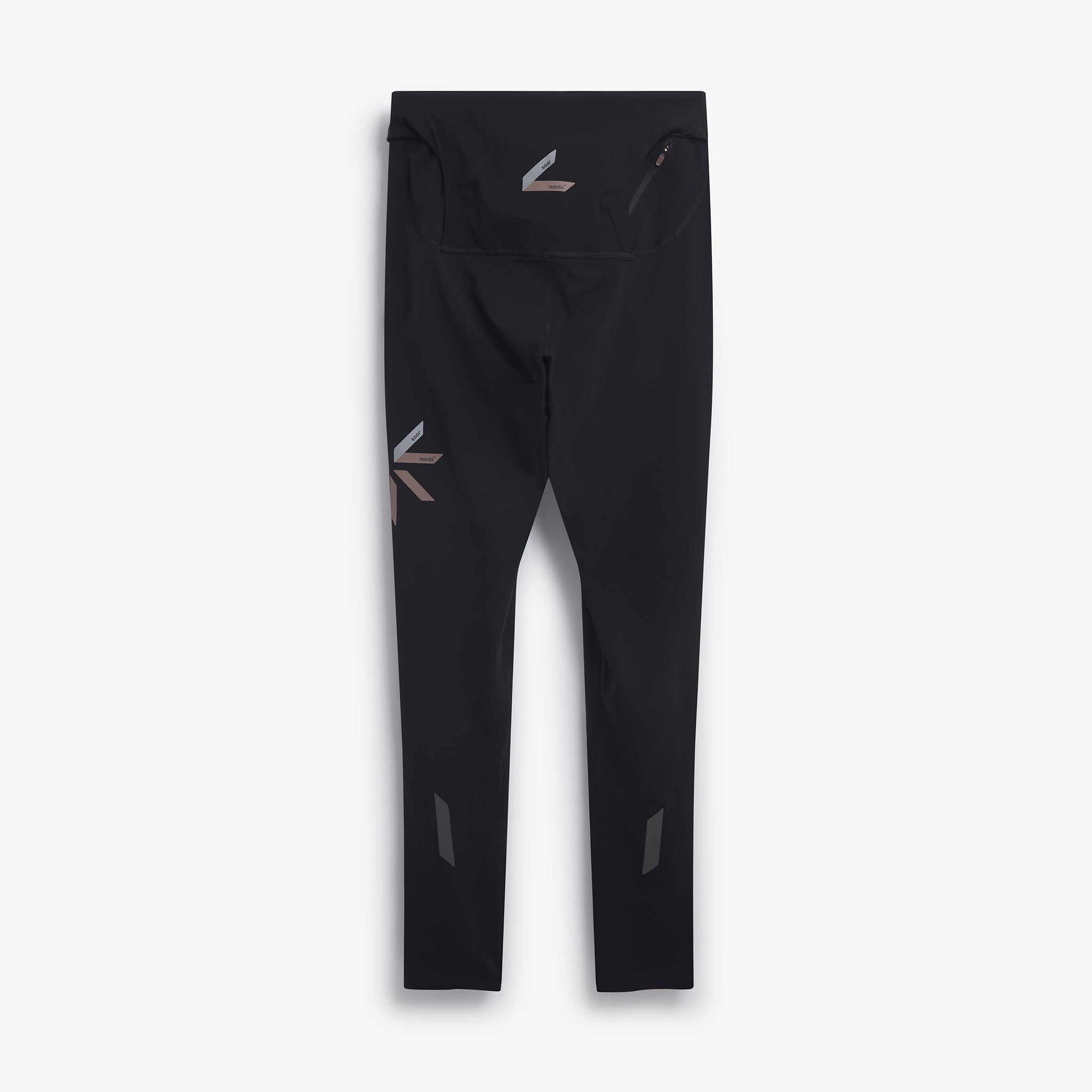 Norda x Soar Men's Cargo Tights Black / Deep Taupe - Achilles Heel